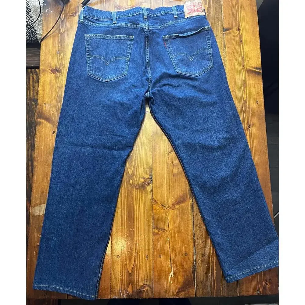 Levis 505 Regular Fit‎ Jeans Mens 40x30 Blue Straight Leg